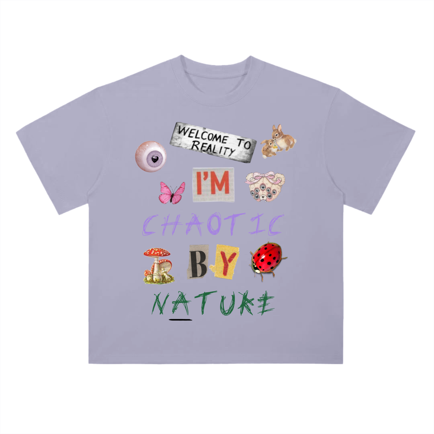 I'm Chaotic by Nature Lineup Tee Cotton