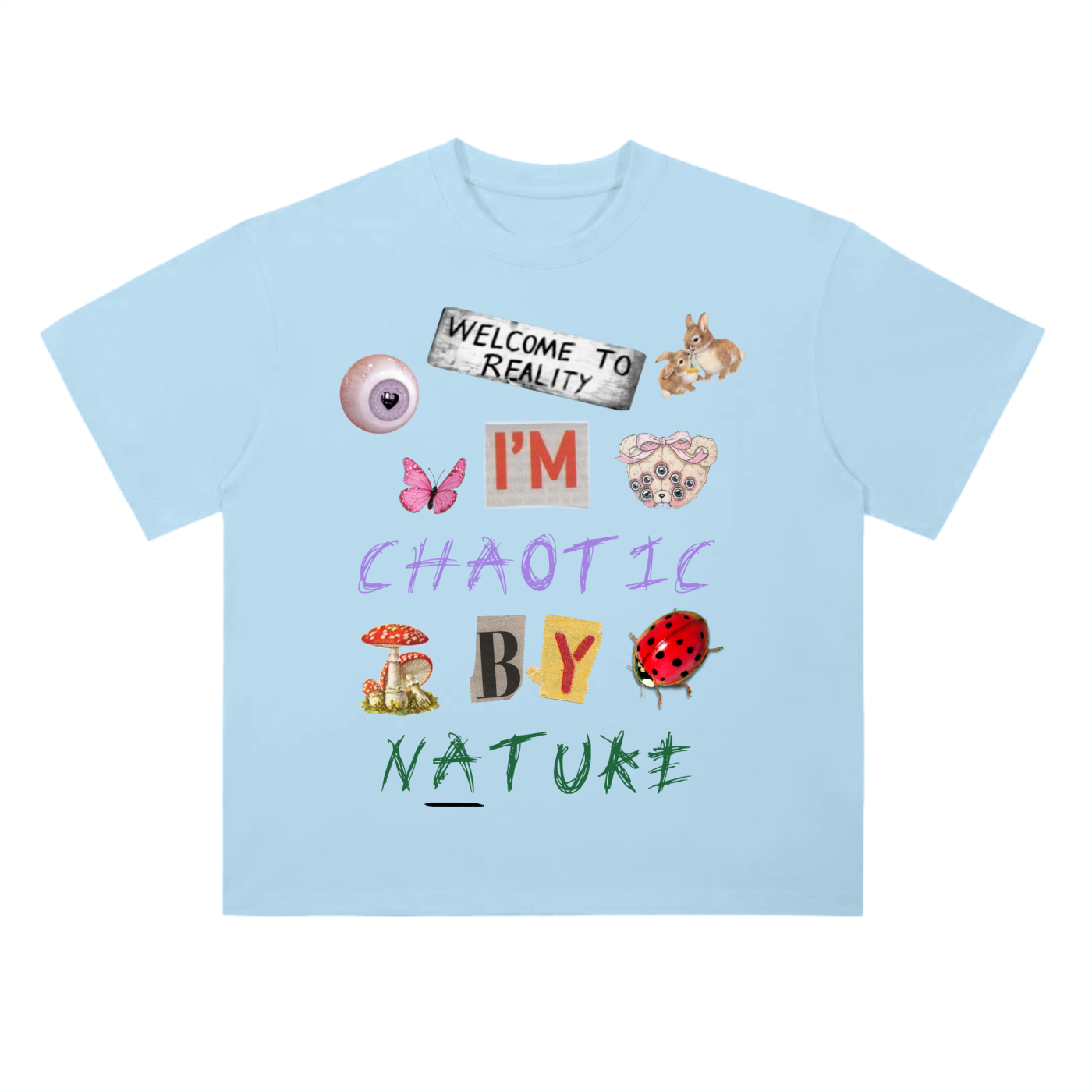 I'm Chaotic by Nature Lineup Tee Cotton
