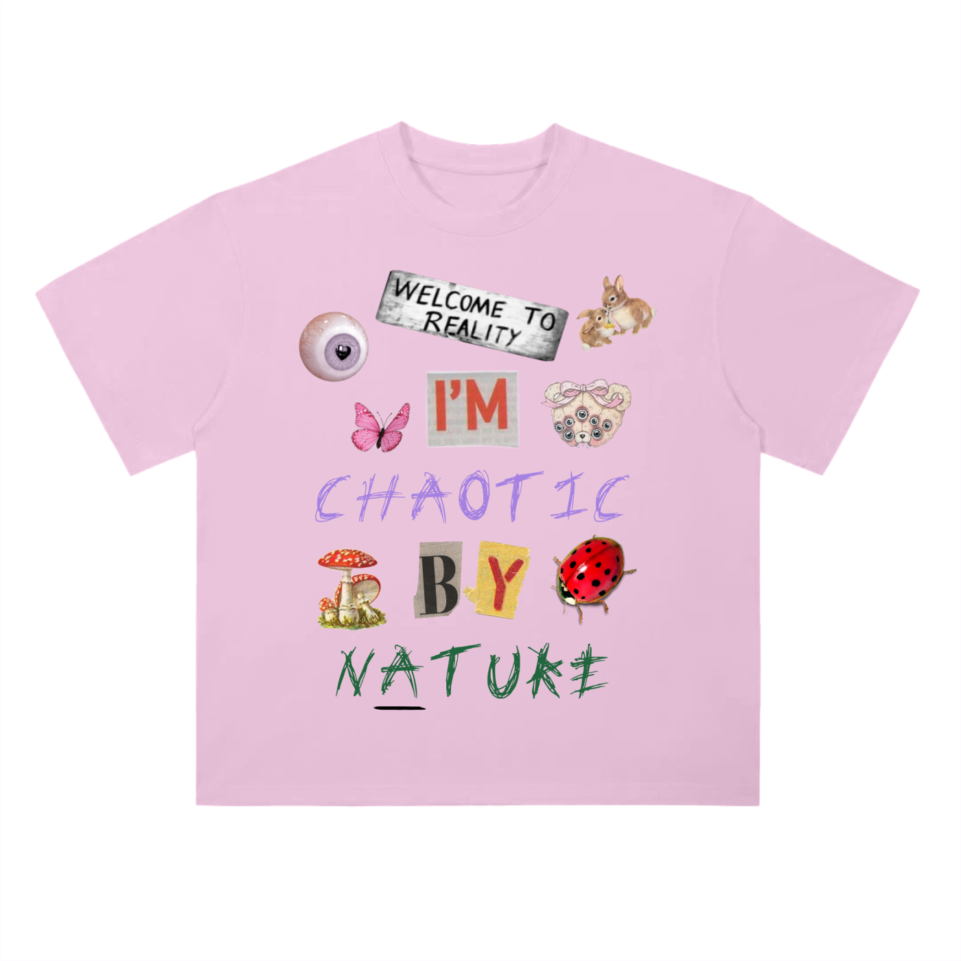 I'm Chaotic by Nature Lineup Tee Cotton