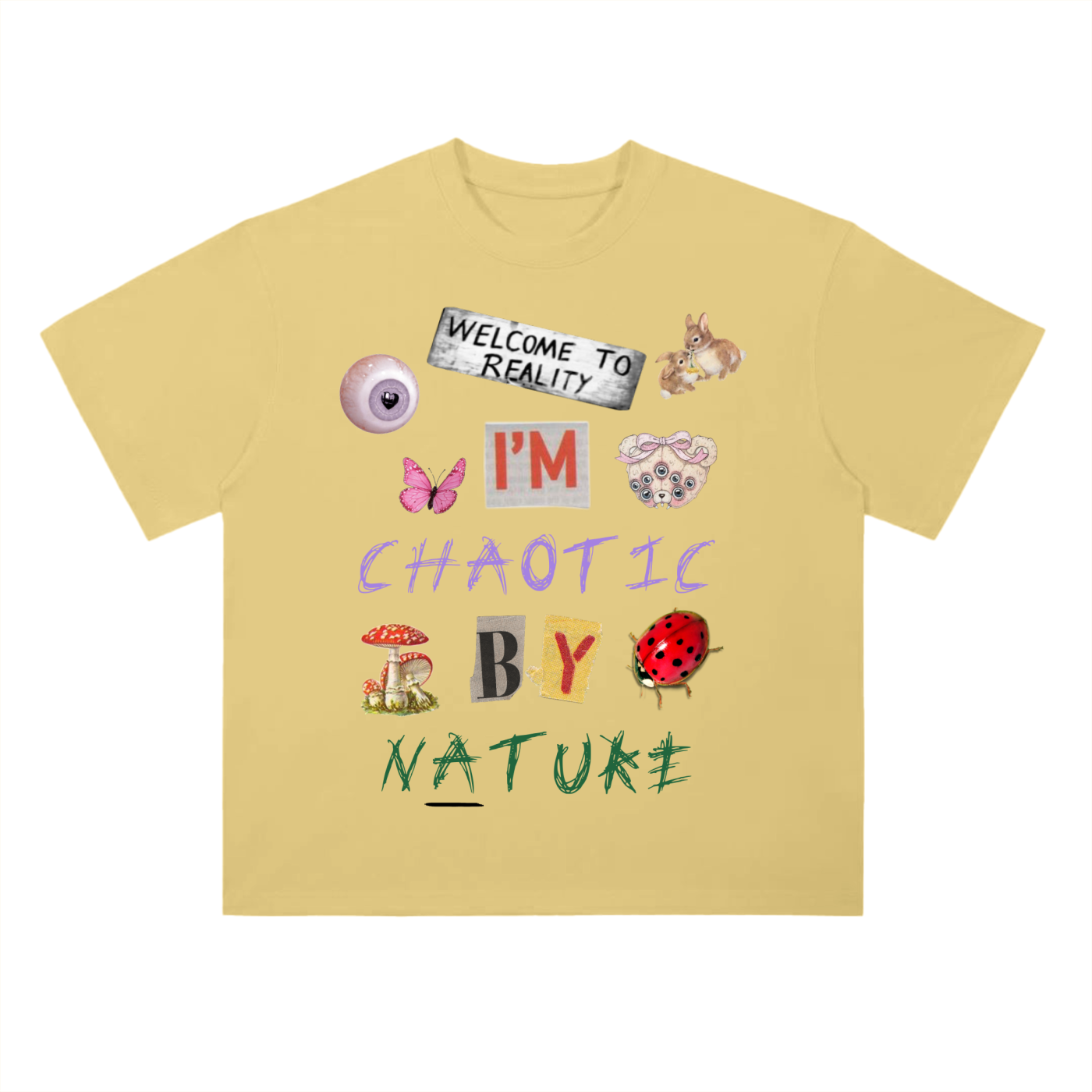 I'm Chaotic by Nature Lineup Tee Cotton