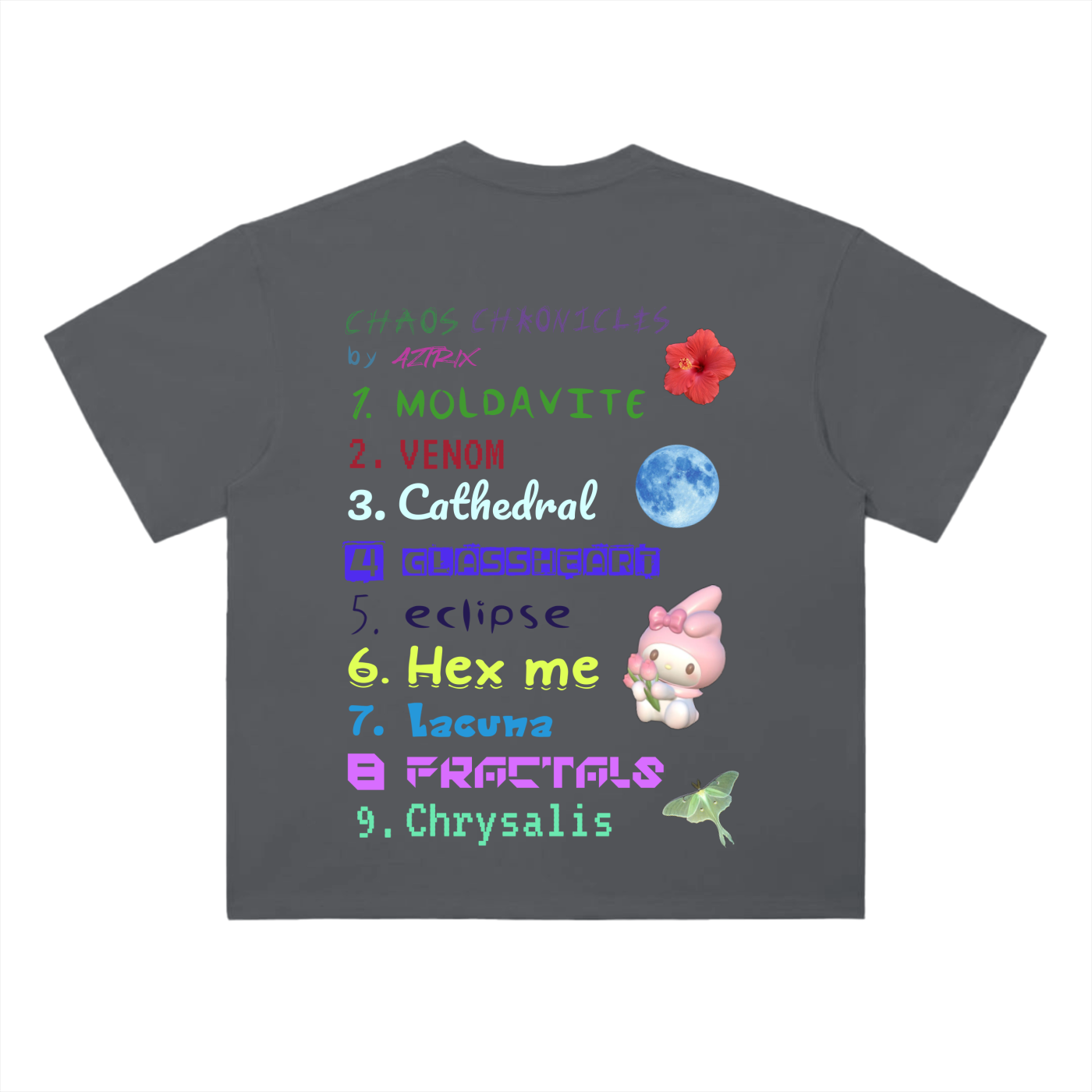 I'm Chaotic by Nature Lineup Tee Cotton