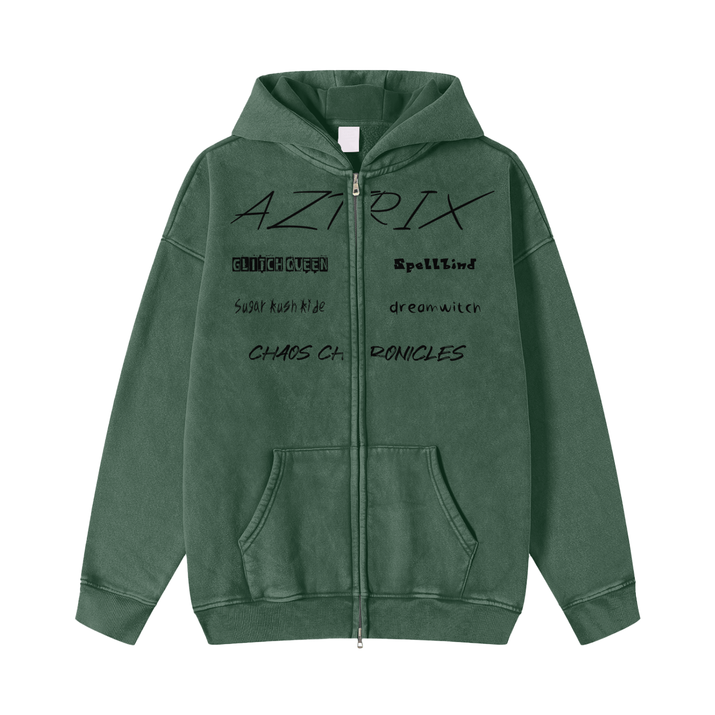 AZTRIX Fleece Washed Hoodie