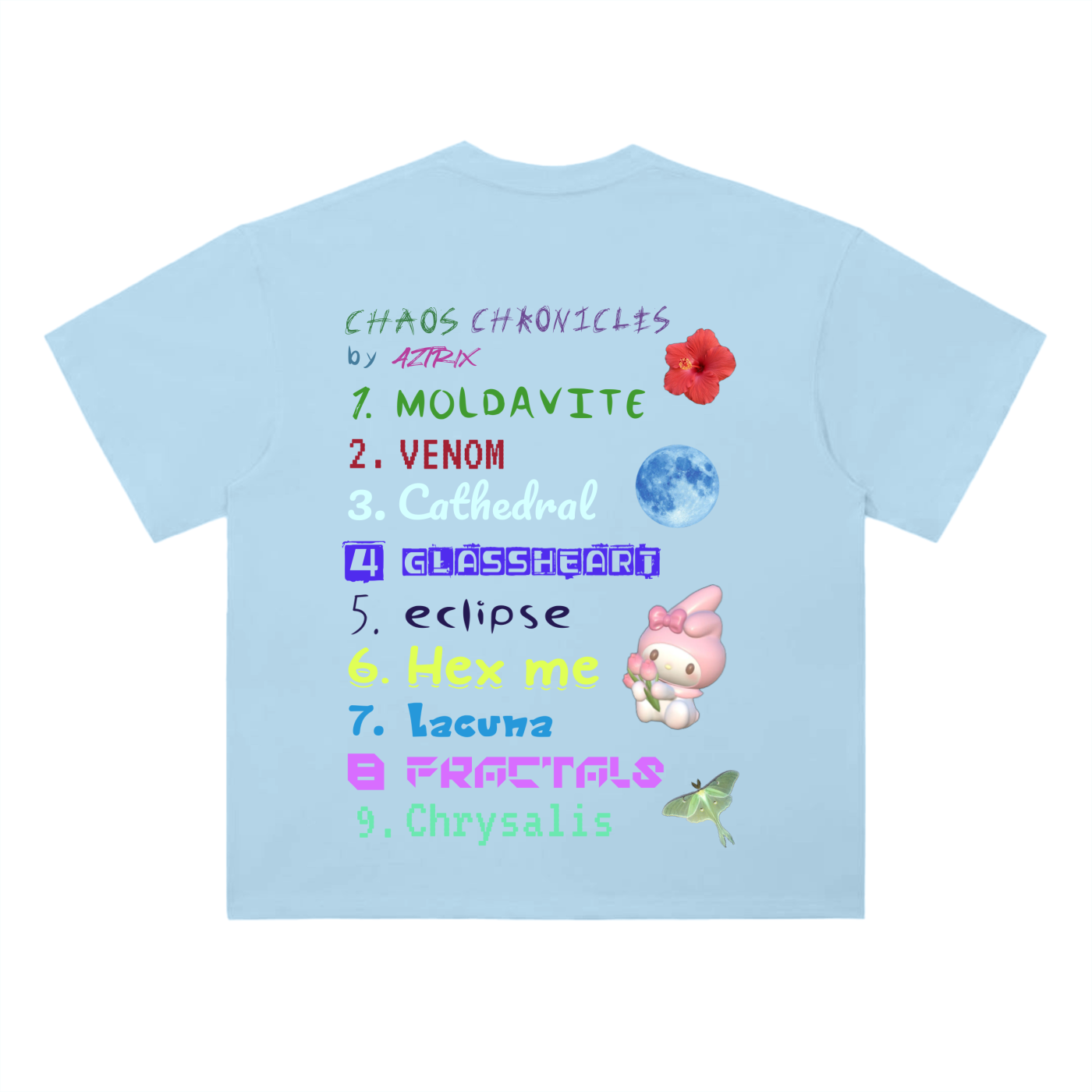 I'm Chaotic by Nature Lineup Tee Cotton