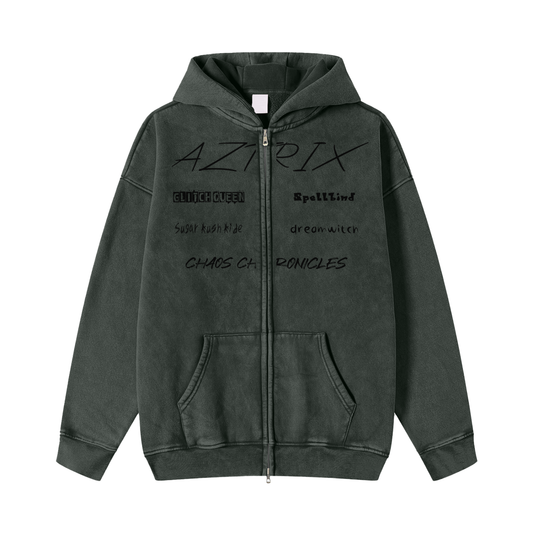 AZTRIX Fleece Washed Hoodie