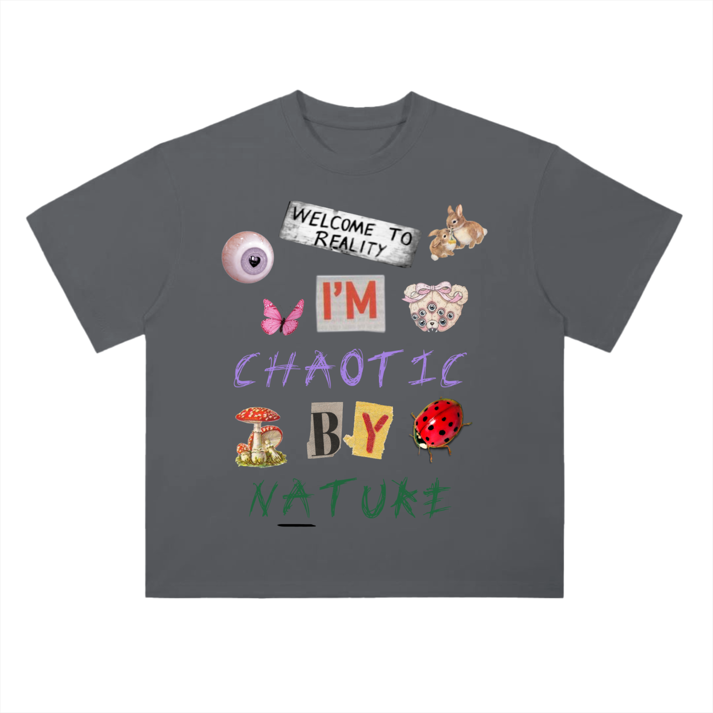 I'm Chaotic by Nature Lineup Tee Cotton
