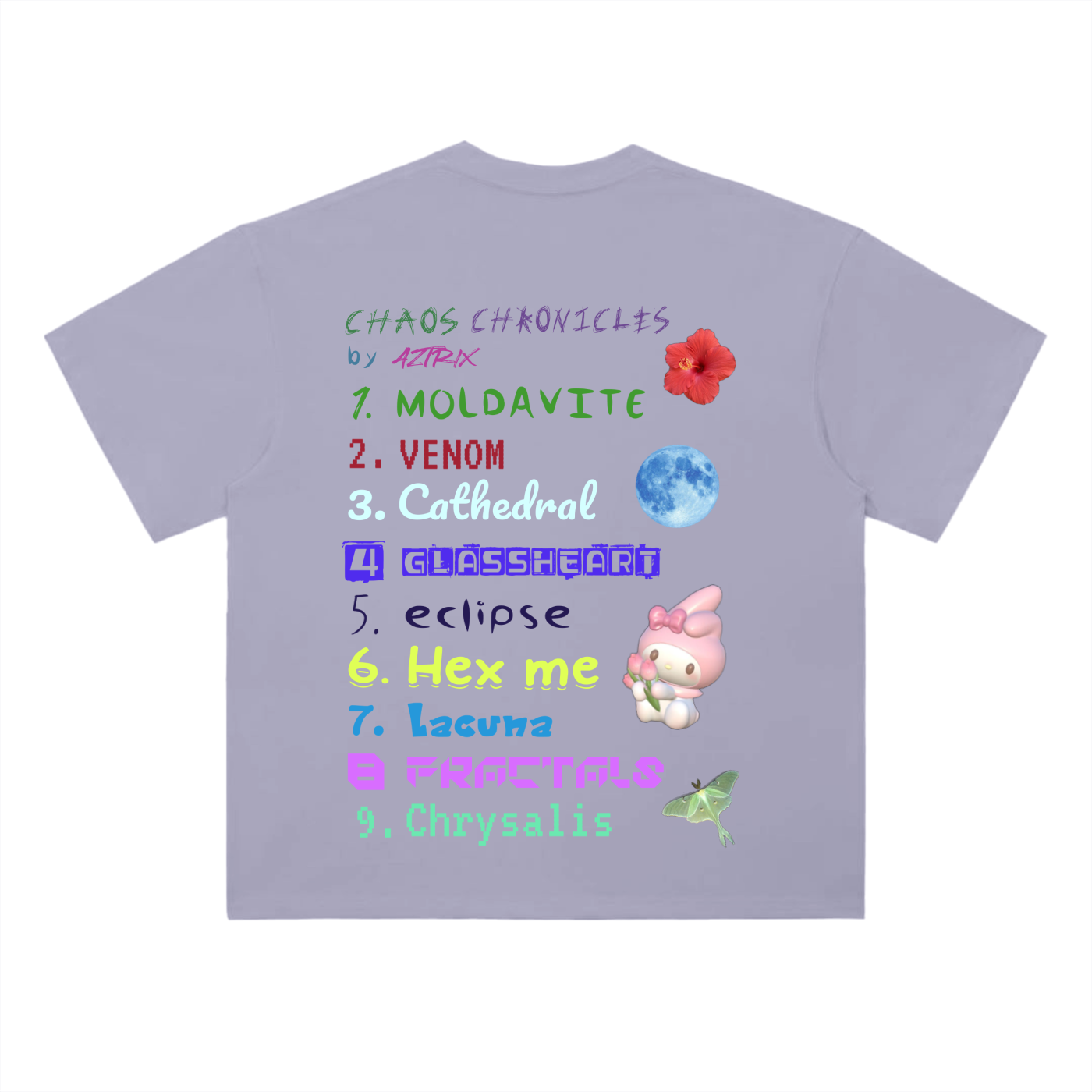 I'm Chaotic by Nature Lineup Tee Cotton